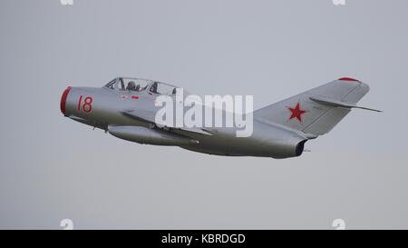 - Mikoyan Gurevich MiG-15 UTI Stockfoto