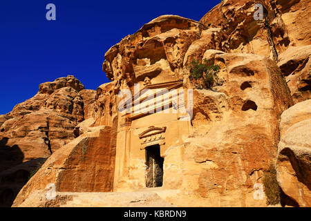 Alte rock-Kirche in wenig Petra, Jordanien Stockfoto