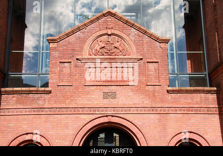 Salford Corporation Modell Unterbringung Haus Gebäude Stockfoto