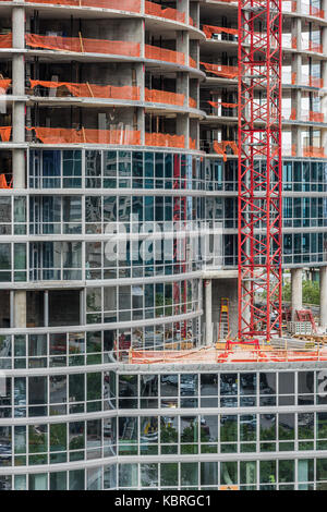 465 North Park Condominium Wohnung Gebäude im Bau. Stockfoto