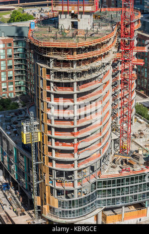 465 North Park Condominium Wohnung Gebäude im Bau. Stockfoto