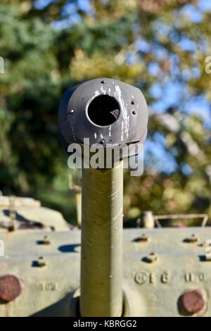 Lauf der M4A3 Sherman Tank Stockfoto