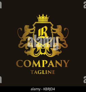 Luxus Buchstaben "R"-Logo Stock Vektor