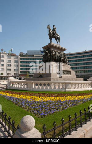 Das Denkmal von Zar Alexander II. von Russland in Sofia, Bulgarien Stockfoto