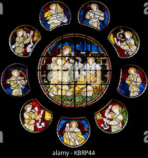 Die Verkündigung, Kirche St. Martin-in-the-Hill, Scarborough, Großbritannien Stockfoto