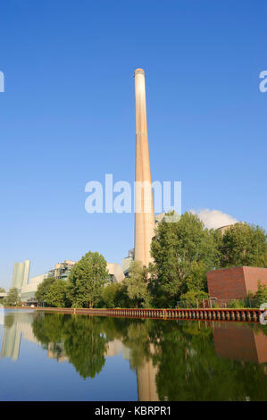 Kohlekraftwerk, Bergkamen-Heil, Nordrhein-Westfalen, Deutschland | Kohlekraftwerk, Bergkamen-Heil,, 92660 Stockfoto