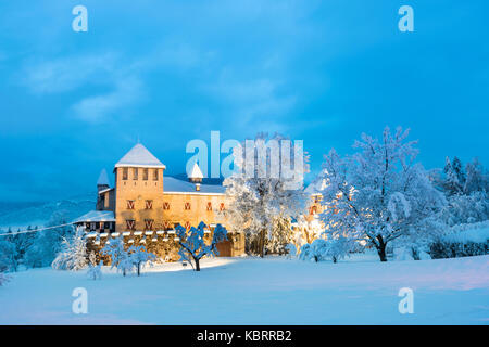 Castel Tres, Romeno, Tal, Provinz Trento, Italien Stockfoto