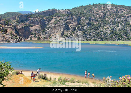 Iztuzu Strand, (Turtle Beach) Dalyan, Türkei Stockfoto