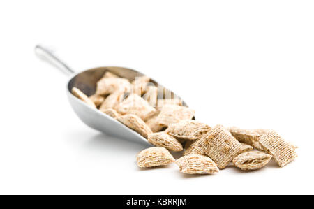 Frühstück Müsli Quadrate in der Schaufel. Stockfoto