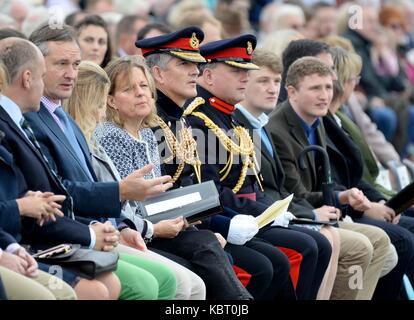 Blandford Camp, Dorset, UK, 30. September 2017. allgemeine Papst Credit: finnbarr Webster/alamy leben Nachrichten Stockfoto