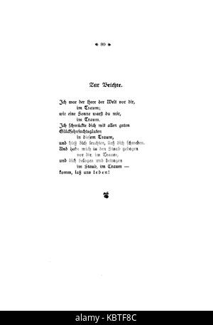 Aber die Liebe080 Stockfoto