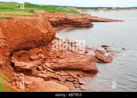 Charlottetown Boden von Eisenoxid in Charlottetown, der Hauptstadt von Kanada Prince Edward Island Stockfoto