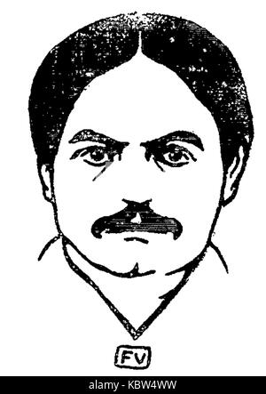 Alfred Jarry von Vallotton Stockfoto