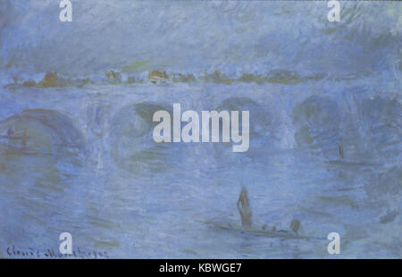 Monet Waterloo Bridge in London Stockfoto