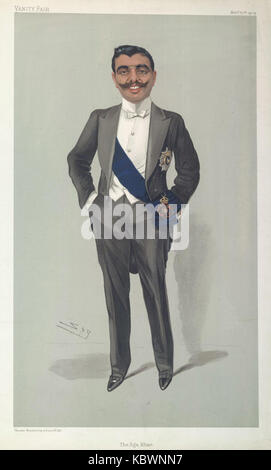 Aga Khan III, Vanity Fair, 1904-11-10 Stockfoto