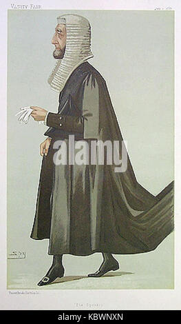 Arthur Peel Vanity Fair 2. Juli 1887 Stockfoto