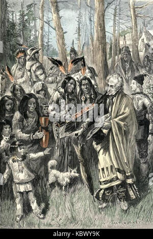 "Die Familie ohne Namen" von Georges Tiret Bognet 65 Stockfoto