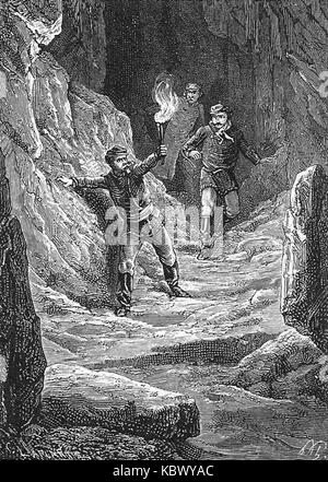 "Startschuss auf einem Kometen" von Paul Philippoteaux 091 Stockfoto
