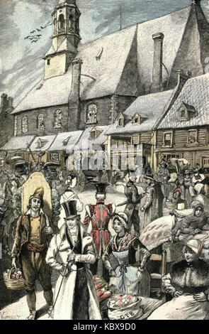 "Die Familie ohne Namen" von Georges Tiret Bognet 18. Stockfoto