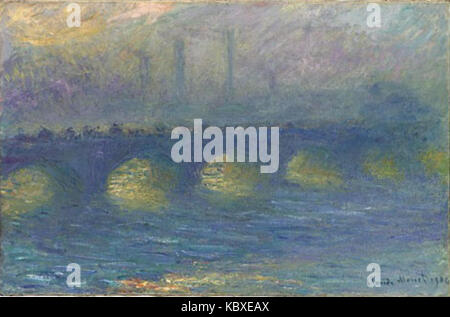 Claude Monet Waterloo Bridge Stockfoto