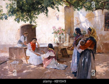 Enrique Simonet La Buenaventura 1899 Stockfoto