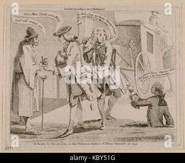 Eine Antwort, für die Gegenwart, auf das unbekannte Autoren von villány erkannt, etc., 1754 LCCN 2007680628 Stockfoto