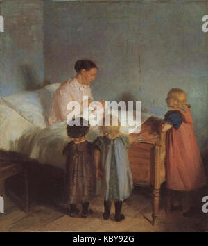 Kleiner Bruder (Anna Ancher) Stockfoto