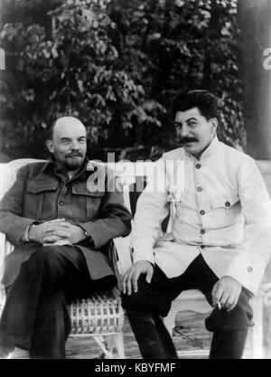 19220900 Lenin Stalin Gorky 02. Stockfoto