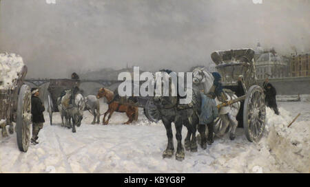 Jetzt Clearing an der Seine" von Christian Skredsvig, Bergen Kunstmuseum Stockfoto