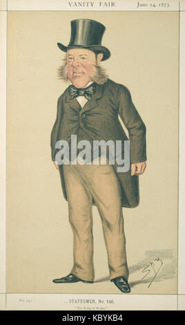 Watkin Williams Wynn Vanity Fair 14. Juni 1873 Stockfoto