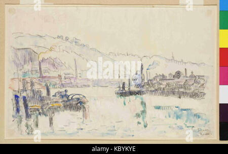 Paul Signac 11. 11. 1863 15. (8) 1935 Rouen Stockfoto