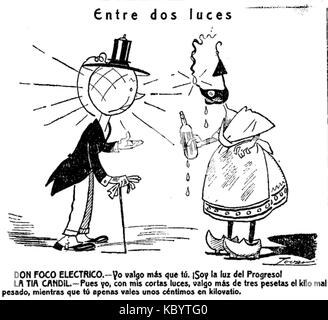 Entre dos Luces de Tovar, La Voz, 20 de Agosto de 1920 Stockfoto