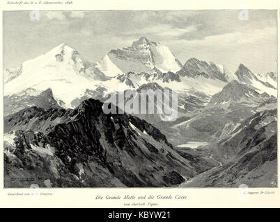 Compton, 1896, sterben Grande Motte Und sterben Grande Casse Stockfoto