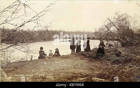 Cassells, Duwamish River, Washington, ca 1891 (laroche 29) Stockfoto