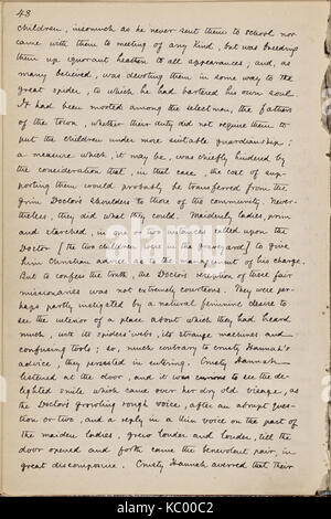 (Doctor's Grimshawe Geheimnis). Kapitel 1 7 in der Hand von Julian Hawthorne. Undatiert (Nypl b 15823745 5049949) Stockfoto