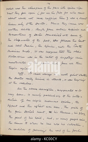 (Doctor's Grimshawe Geheimnis). Kapitel 1 7 in der Hand von Julian Hawthorne. Undatiert (Nypl b 15823745 5049972) Stockfoto