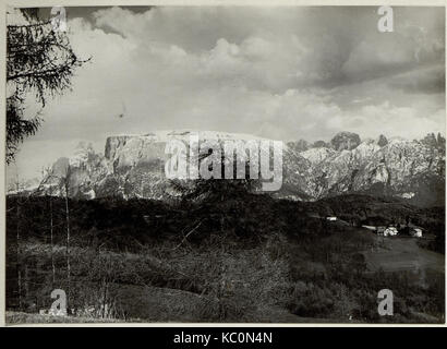 Schlern und Rosengartengruppe von Oberbozen (BildID) 15519806 Stockfoto