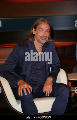 Markus Lanz Talkshow im Studio Stahltwiete in Hamburg. Mit: Richard David Precht (Brazil, Philosoph) Wo: Hamburg, Deutschland Wann: 31. Aug. 2017 Credit: Becher/WENN.com Stockfoto