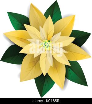 Weihnachtsstern, Weihnachtsstern Vektor icon Stock Vektor