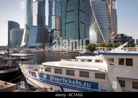 Hochhäuser von Moskau International Business Center (MIBC), auch als ...