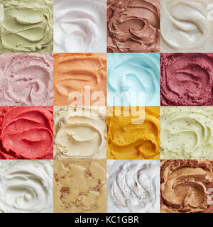 Bunte Eis Muster Stockfoto