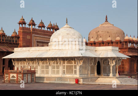 Jama Masjid Moschee, Fatehpur Sikri, in der Nähe von Agra, Uttar Pradesh, Indien Stockfoto