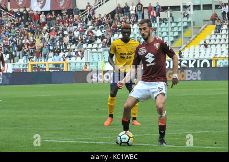 Turin, Italien. Am 1. Oktober 2017. t5 während der Serie ein Fußballspiel zwischen Torino FC und Hellas Verona bei Allianz Stadion am 1. Oktober 2017 in Turin, Italien. Quelle: FABIO UDINE/Alamy leben Nachrichten Stockfoto