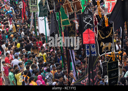 Sehr große Prozession des Muharram Credit: Azim Khan Ronnie/Alamy leben Nachrichten Stockfoto