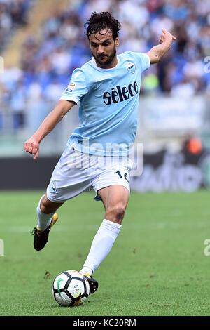 Rom, Italien. 01 Okt, 2017. Rom 01-10-2017 Olympiastadion Lega Serie A Lazio Sassuolo Nella Foto Marco Parolo Foto Fotografo01 Gutschrift: Unabhängige Fotoagentur/Alamy leben Nachrichten Stockfoto