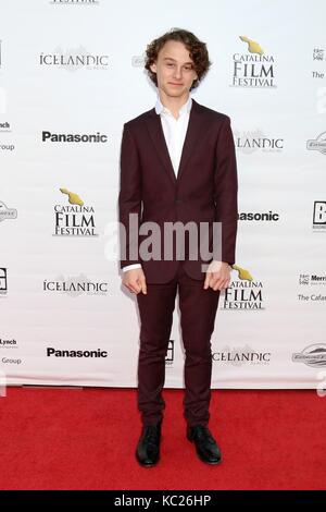 Santa Catalina Island, CA. 30 Sep, 2017. Wyatt Oleff in der Ankunftshalle für Catalina Film Festival - SA, Avalon Theater, Santa Catalina Island, CA 30. September 2017. Credit: Priscilla Grant/Everett Collection/Alamy leben Nachrichten Stockfoto