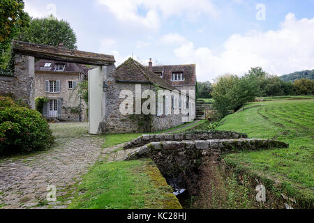 Moulin de la Tuilerie: Country Retreat & Heimat der Herzog und die Herzogin von Windsor Stockfoto