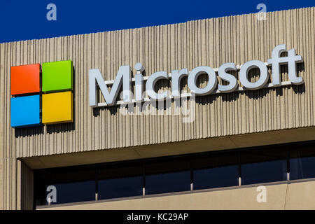 Indianapolis - ca. September 2017: Microsoft Mittelwesten Bezirk Hauptsitze. Microsoft entwickelt und fertigt Fenster und Oberfläche software IX Stockfoto