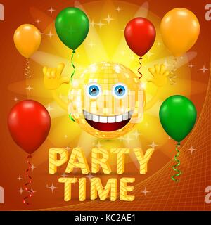 Gelbe smiley Emoticons, emoji, Vector Illustration. Stock Vektor