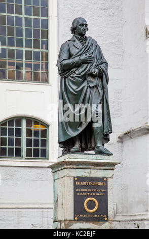 Deutschland, Thüringen, Weimar, Gedenkstätte für die Theologen und Philosophen Johann Gittfried Herder in der St. Peter und Paul Kirche Stockfoto